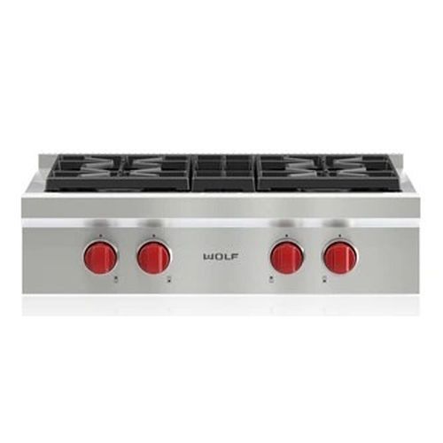Wolf® 30" Liquid Propane Stainless Steel Rangetop-0