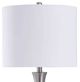 Stylecraft Brushed Steel/White Touch Table Lamp-1