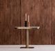 Moe's Home Collection Sequence Brown Small Wooden Candle Holder-4