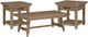 Steve Silver Co. Riverdale 3-Piece Driftwood Occasional Table Set-0