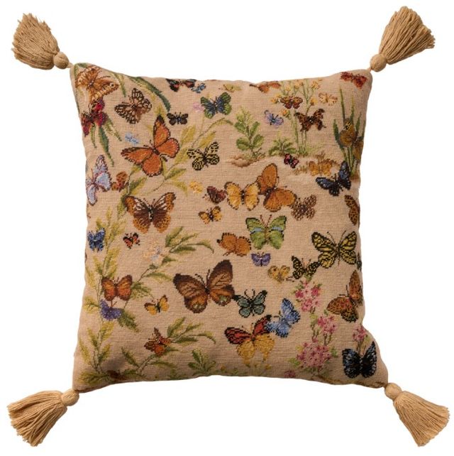 Nourison Home™ Mina Victory Vintage Pillow Blush 18"x18" Throw Pillow-0
