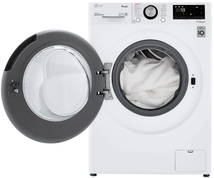 LG 2.4 Cu. Ft. White Front Load Washer Dryer Combo - Thumbnail 4