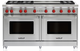 Wolf® 60" Stainless Steel Pro Style Gas Range-0