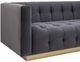 TOV Furniture Roma Grey Velvet Sofa-3