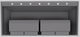 Vent-A-Hood® Designer Series 54" Gunsmoke Wall Mounted Range Hood-1