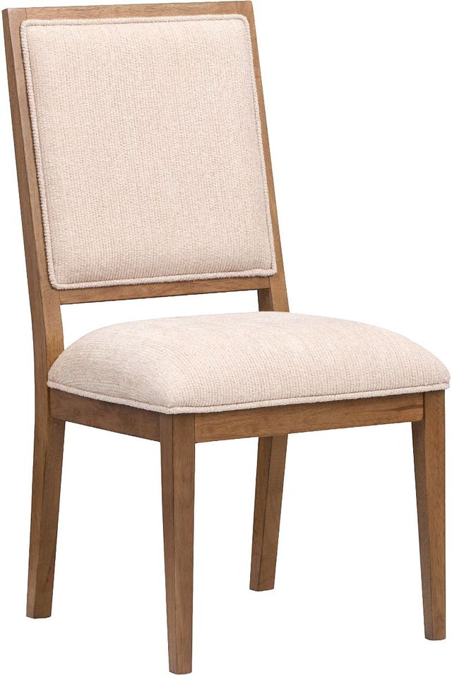 Magnussen Home® Marcel 2-Piece Beige/Harvest Brown Dining Side Chair Set with Upholstered Seat and Back-0