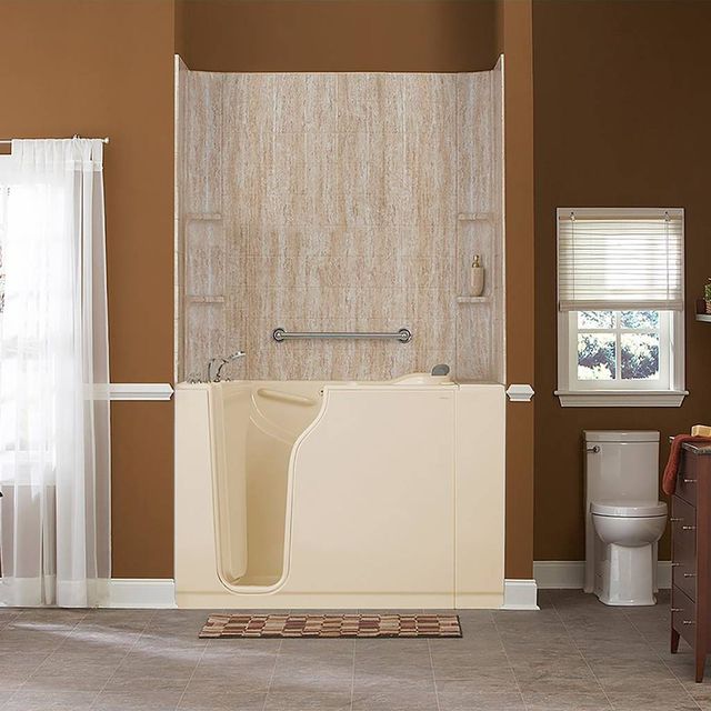 American Standard Premium Series Linen Alcove Walk-In Air Bathtub-3