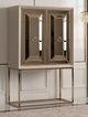Michael Amini® Madison Glistening Gold Bar Cabinet-1
