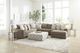Albany Industries Haven Cocoa Cocktail Ottoman-1