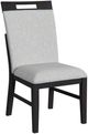 Elements International Transcend 5-Piece Charcoal/Light Gray Dining Set-3