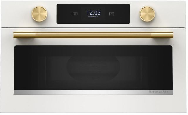 KitchenAid® 1.4 Cu. Ft. White Built-In Microwave with Air Fry-0