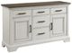 Intercon Drake French Oak/Rustic Gray Sideboard-0