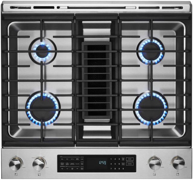 JennAir® RISE™ 30" Stainless Steel Pro Style Dual Fuel Natural Gas Range-5