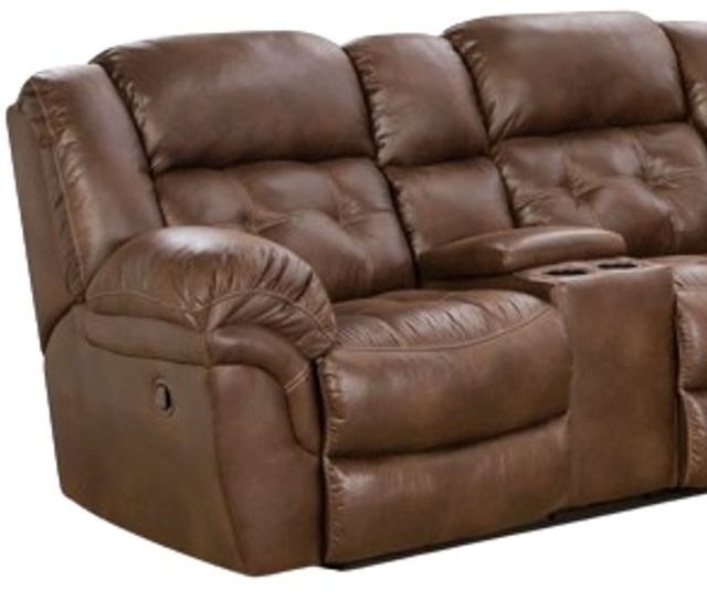 HomeStretch Frontier Espresso 3-Piece Manual Reclining Sectional-1