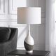 Uttermost® Tanali Charcoal and White Modern Table Lamp-1