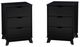 Powell® Portix 2-Piece Black 3-Drawer Nightstand Set-0