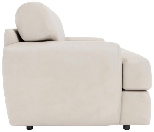 Bernhardt Cameron Bernhardt Living Beige Leather Loveseat-2