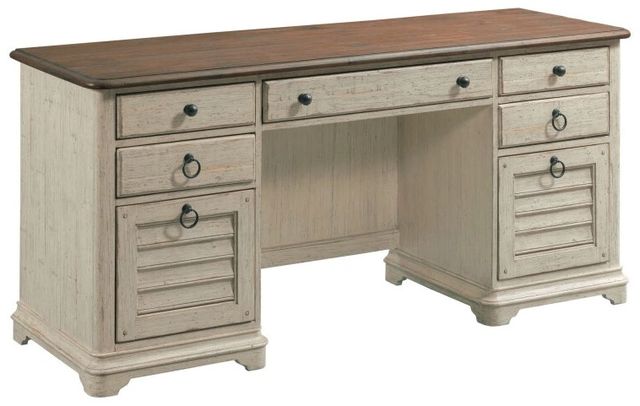 Kincaid® Weatherford Cornsilk Ellesmere Brown/White Credenza-0