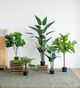 A & B Home Green Artificial Fan Palm Tree in Pot-4