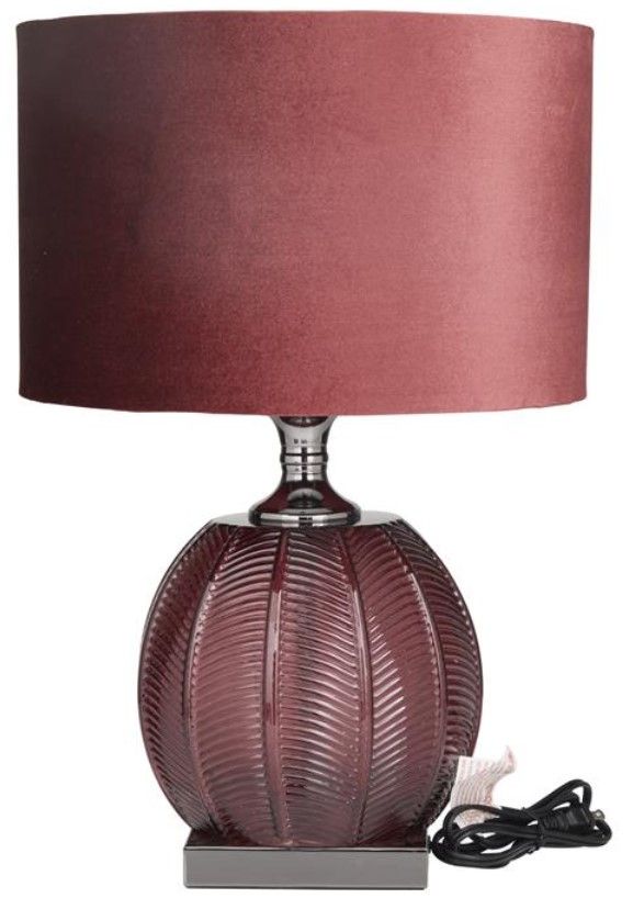 Deco Marche Red Glass Table Lamp-1