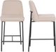 TOV Furniture Sydney 2-Piece Taupe Velvet Counter Stool-0