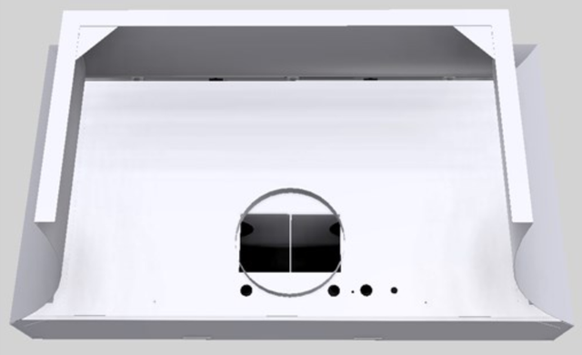 Vent-A-Hood® Designer Series 42" White Wall Mounted Range Hood-1
