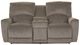 La-Z-Boy® Cassian Charcoal Power Reclining Loveseat with Console and Headrest-3
