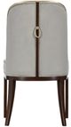 Michael Amini® Houston Mushroom Gray/Walnut Side Chair-4