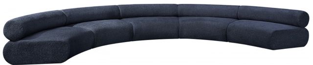 Meridian Furniture Bale 5-Piece Navy Sectional-0