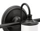 Moen® Belfield™ Matte Black Three Globe Bath Light-1