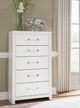Signature Design by Ashley® Raechalla White 5-Drawer Chest-1