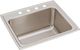 Elkay Lustertone® Classic Lustrous Satin 25" x 22" x 12-1/8" 4-Hole Single Bowl Drop-In Sink-0