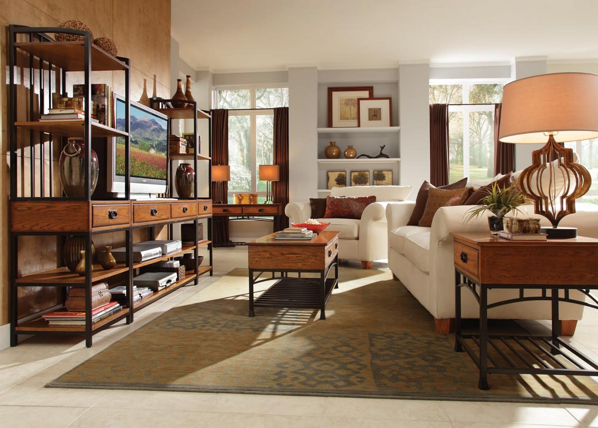 HOMESTYLES Craftsman End Table - Thumbnail 3