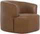 LH Home Chateau Fireside Antique Sienna Swivel Club Chair-0