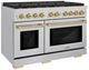 ZLINE Autograph Edition 48" Stainless Steel Pro Style Gas Range-3