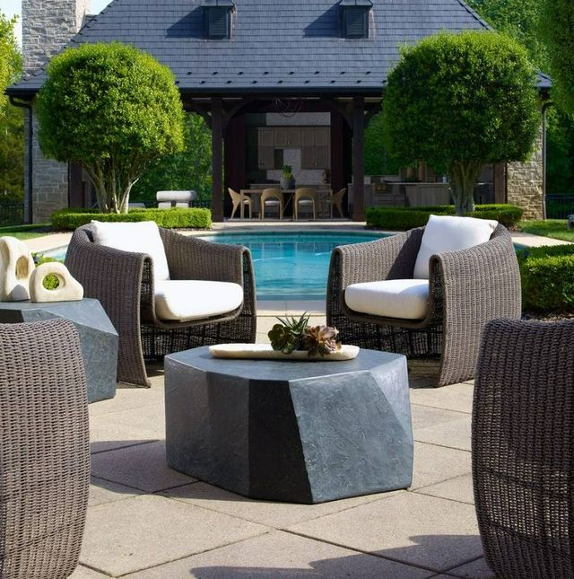 Uttermost® Parra Slate Concrete Indoor-Outdoor Coffee Table-1