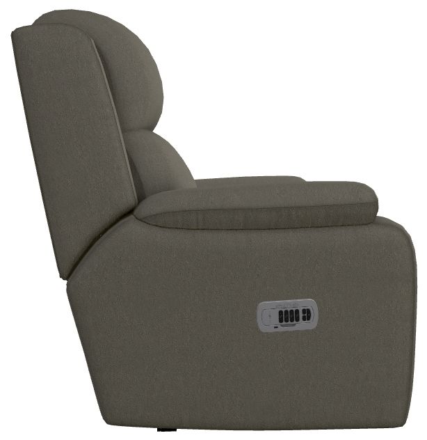 La-Z-Boy® Dorian Smoke Wall Recliner with Headrest and Lumbar-2