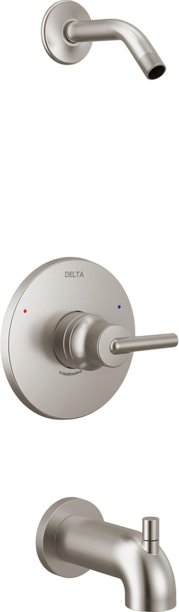 Delta Trinsic® Monitor® 14 Series Stainless Less Head Tub and Shower Trim-0