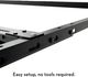 Malouf® Structures® Adjustable Wheel Queen/Full/Twin Bed Frame-4