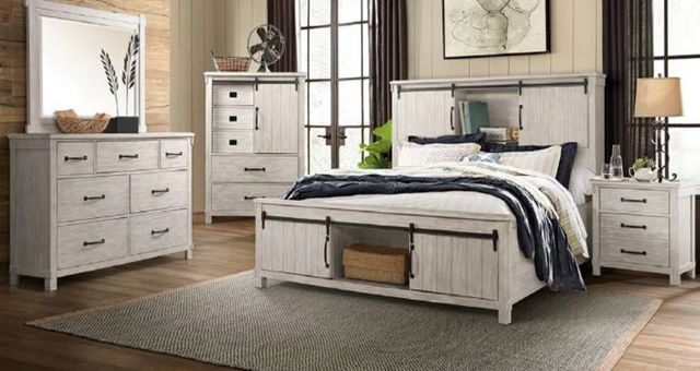 American Wholesale Furniture Scott White Chest-1