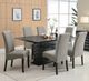 Coaster® Stanton 7-Piece Black/Gray Dining Set-1