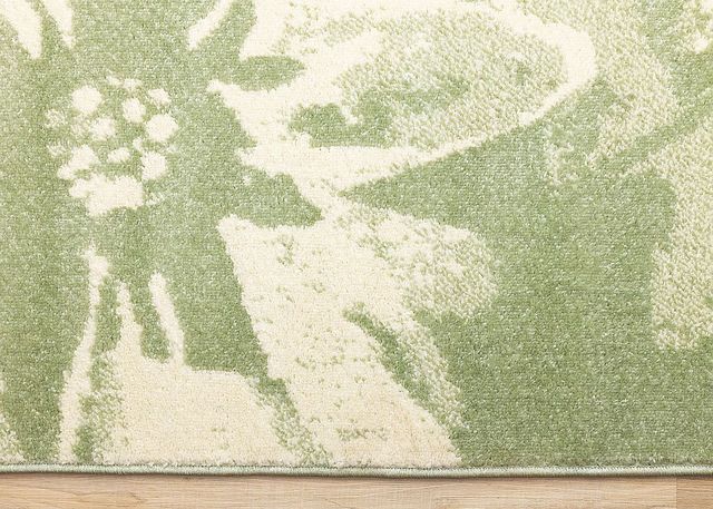 Kalora Interiors Eclipse Cream/Green 5'x8' Area Rug-3