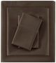 Olliix by Sleep Philosophy Chocolate Queen 300 Thread Count Liquid Cotton Sheet Set-0