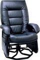 PEL International PEL 02 Series Black Manual Recliner-0