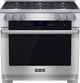 Miele HR 1934-2 G 36" Clean Touch Steel Pro Style Dual Fuel Range-0