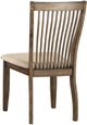 Winners Only® Zoey Beige/Brown Slat Back Dining Side Chair-2