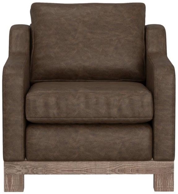 International Furniture Direct Samba Brown/Sand Drift Accent Chair-1