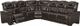 Signature Design by Ashley® Warnerton 3-Piece Chocolate Power Reclining Sectional -0