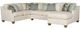King Hickory Customizable Darby 3-Piece Fabric Sectional-0
