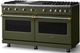 Viking® 5 Series 60" Martini Pro Style Gas (LP) Range with Brushed Brass Trim-2